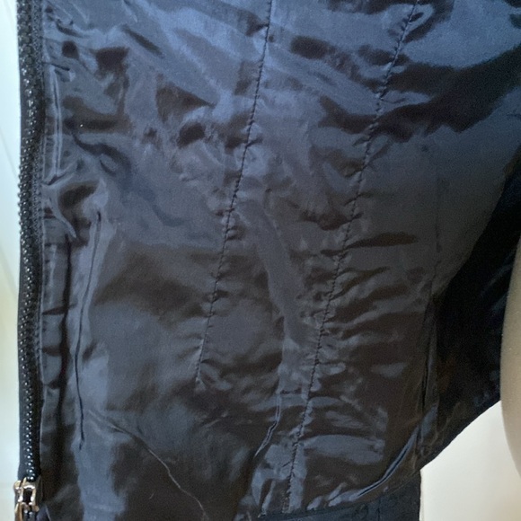 Vintage Esprit Women's M Black chore Barn Jacket Quilted Lined Preppy Acadamia - Picture 4 of 11